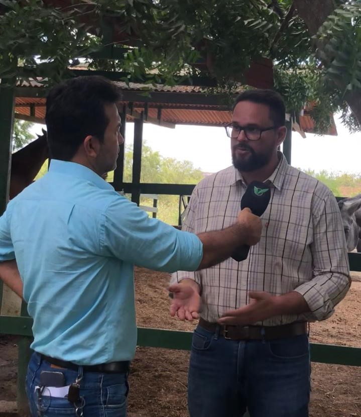 Entrevista com a equipe do Programa Notícias do Campo, com o repórter Jonas Sobrinho.