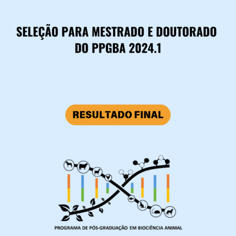 Resultado da Seleção de Mestrado e Doutorado do PPGBA 2024.1